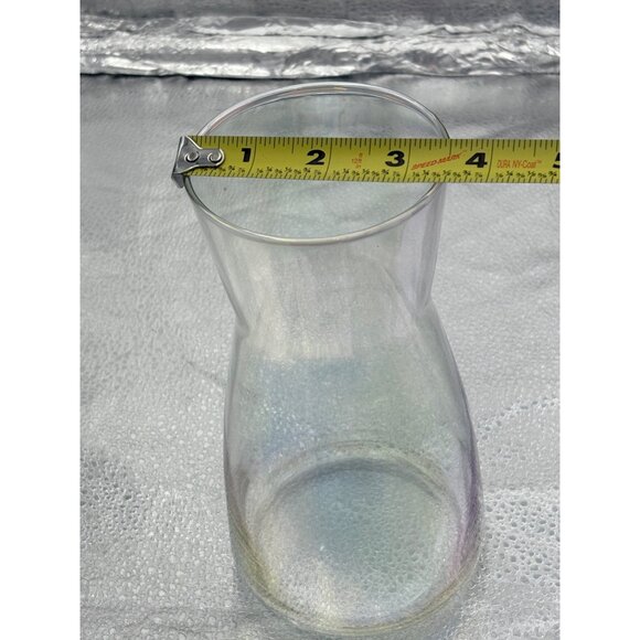 Wine‎ Carafe Vase Clear Glass Drink Pitcher Juice Classic Design 8” Pack of 2 - Picture 7 of 11